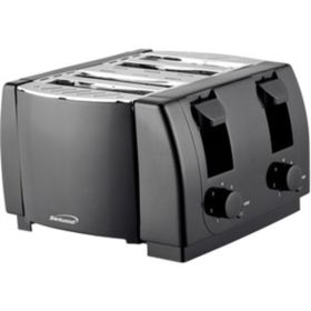 Brentwood TS-285 Cool Touch 4 Slice Toaster, Black